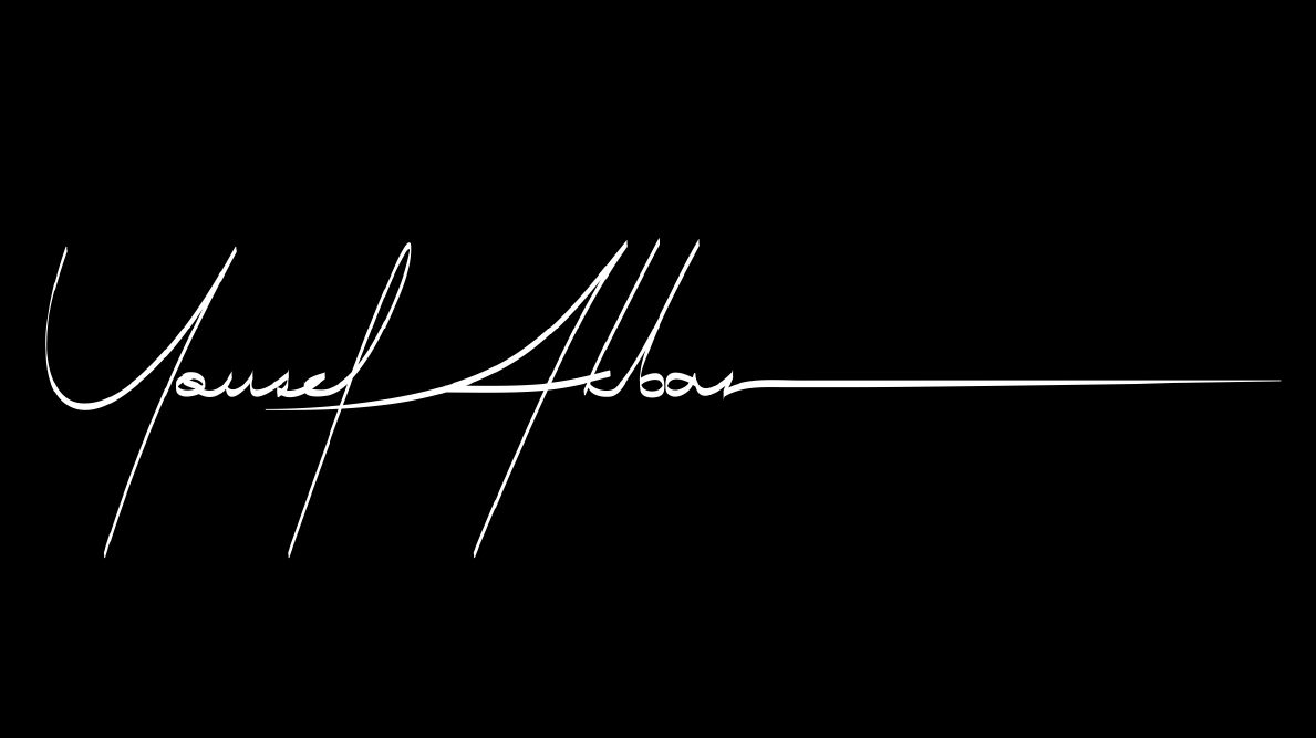 Yousef Akbar Logo white on black-01.png