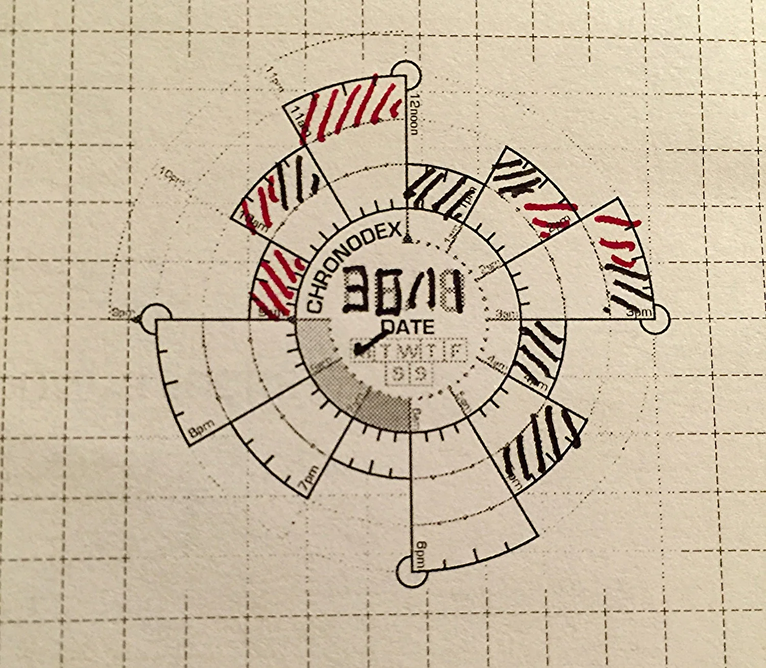 Diamine Onyx Black for the busy times and Diamine Red Dragon for the free times.