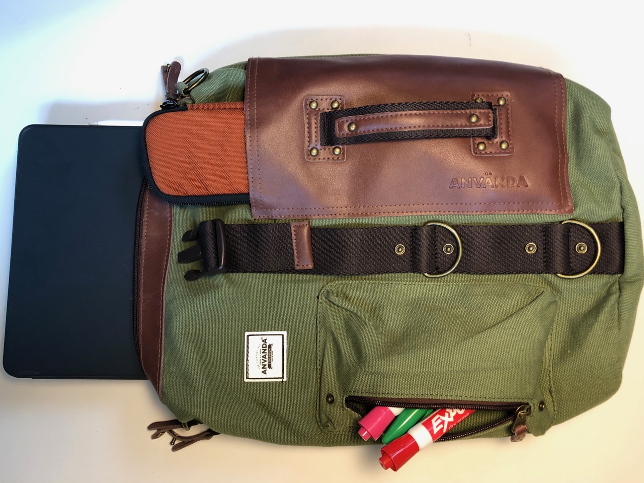 ANVANDA 8732 multi functional backpack, Women's Fashion, Bags & Wallets,  Cross-body Bags on Carousell
