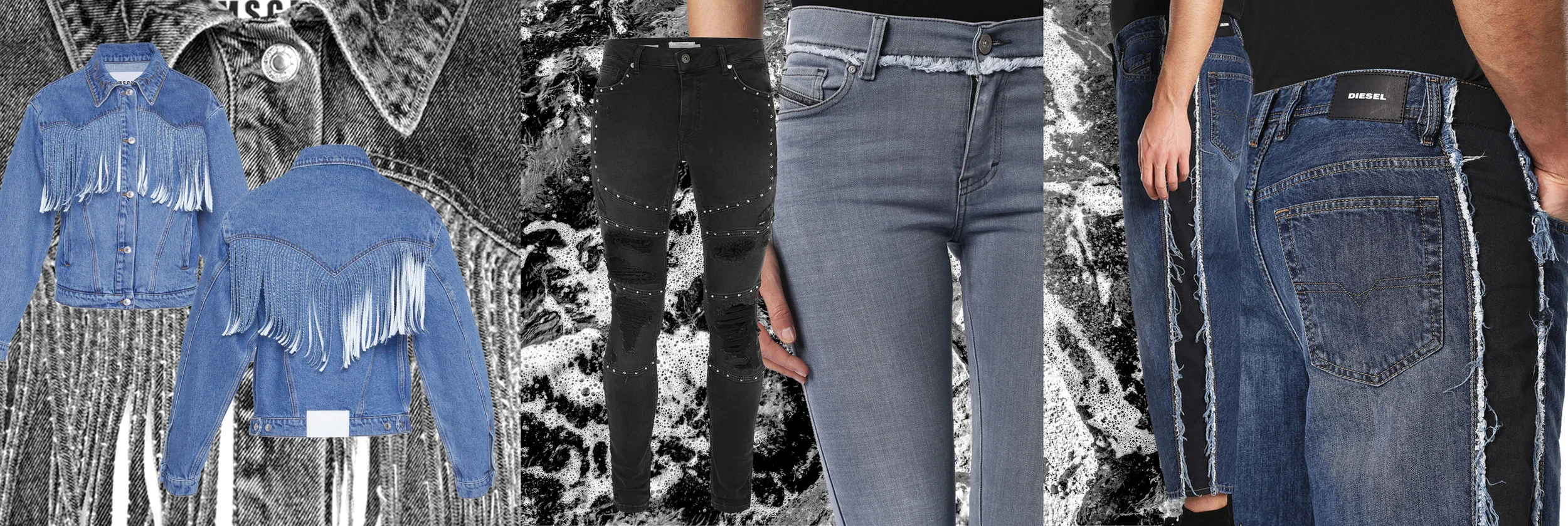 msgm fringe jeans