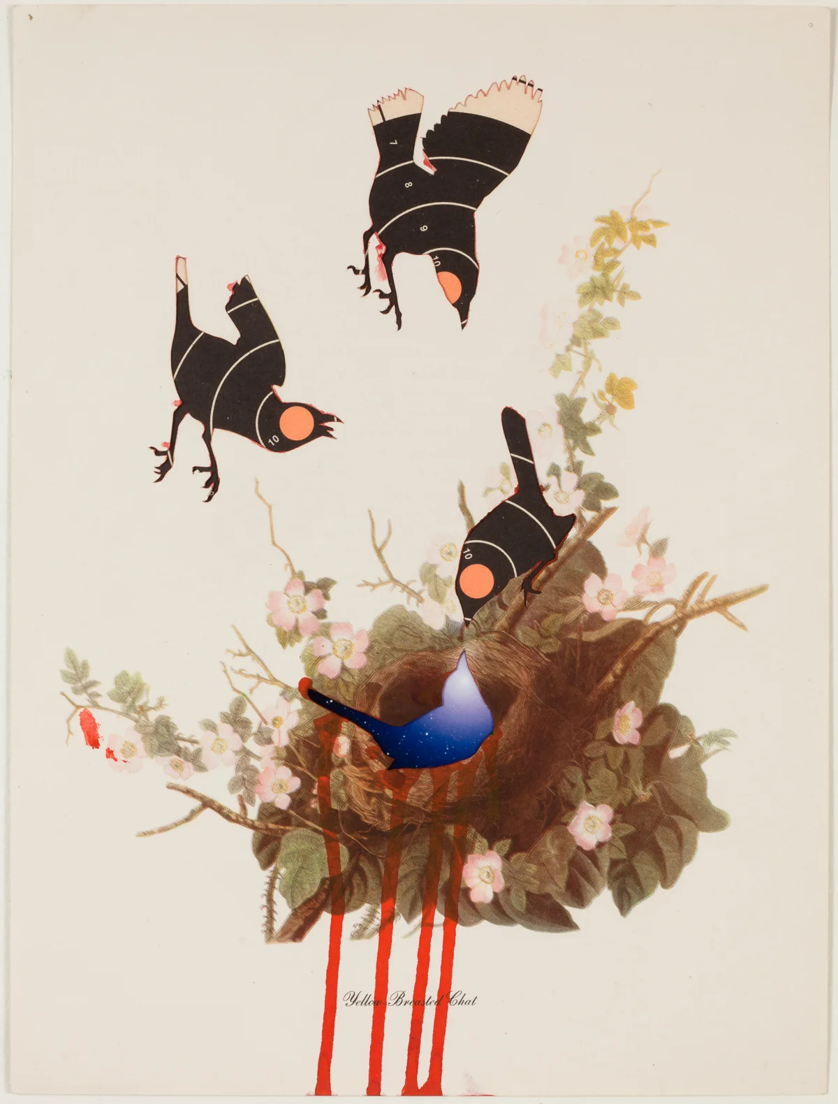 Nest 2007, mixed media, 12 x 9 inches