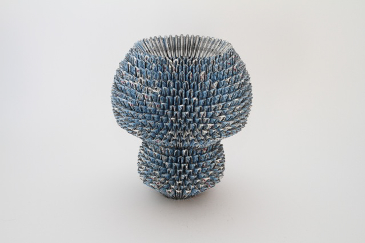 Blue Tower 2013, Lottery tickets, 12 x 8 x 8 inches