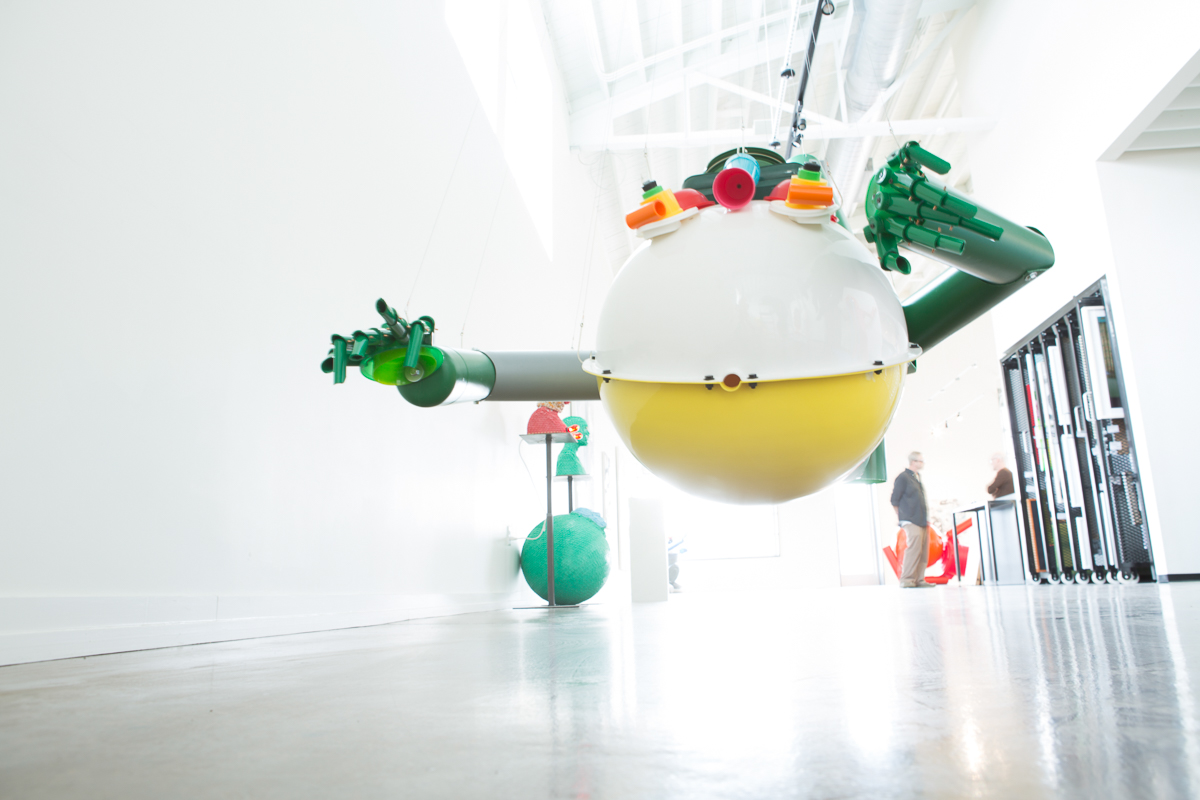 Green Man Hanging 2016, Mixed media, Dimensions variable