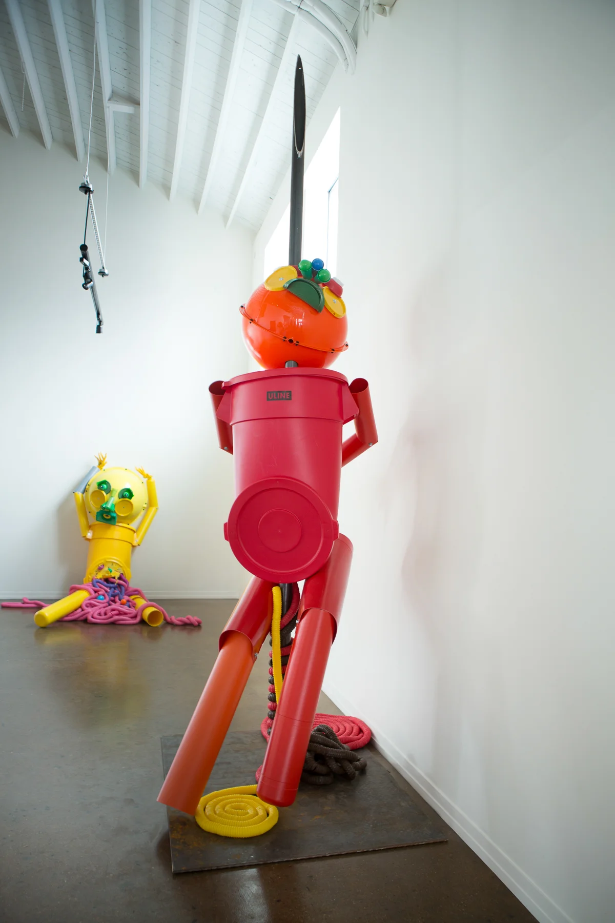 Impaled Red Man 2016 , Mixed media, Dimensions variable