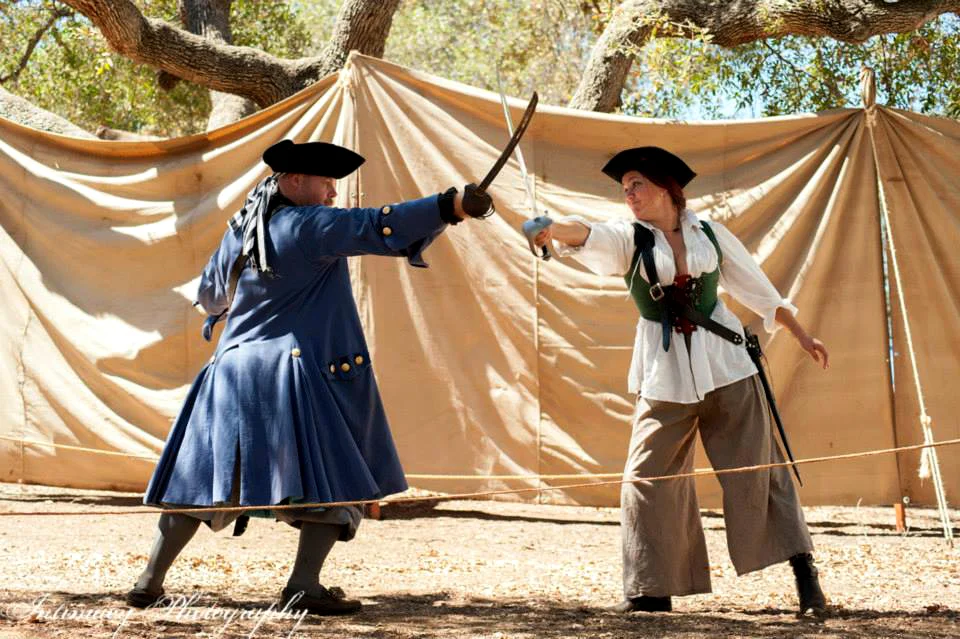 Sword fighting at the fall escondido renaissance faire + Pirates in the Park