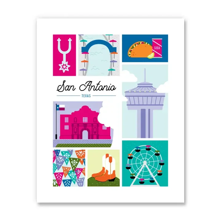 San Antonio Art Print