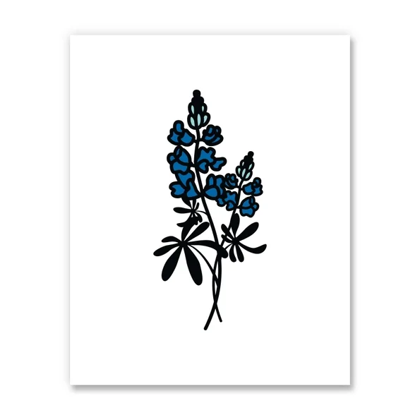 Texas Bluebonnet Art Print