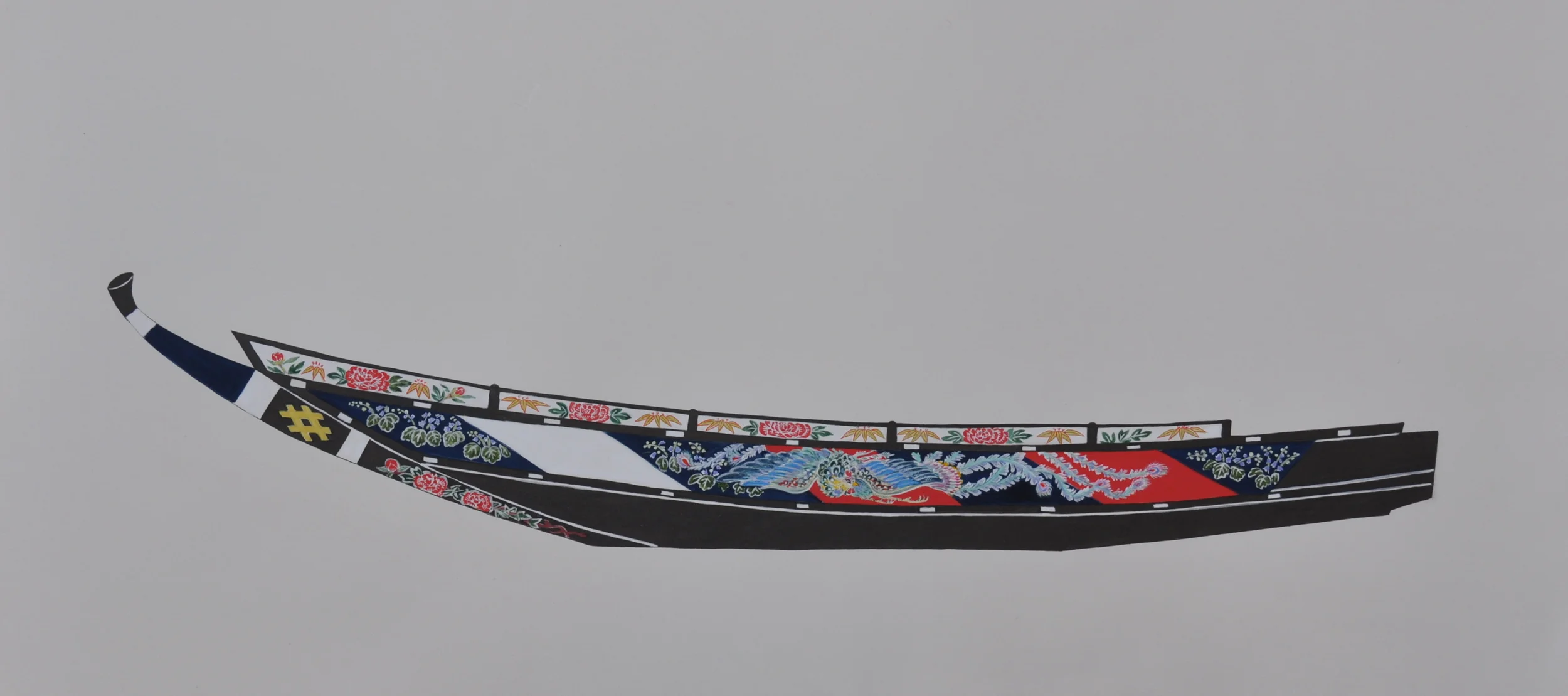 A traditional Sekobune whaling ship - Taiji, Japan