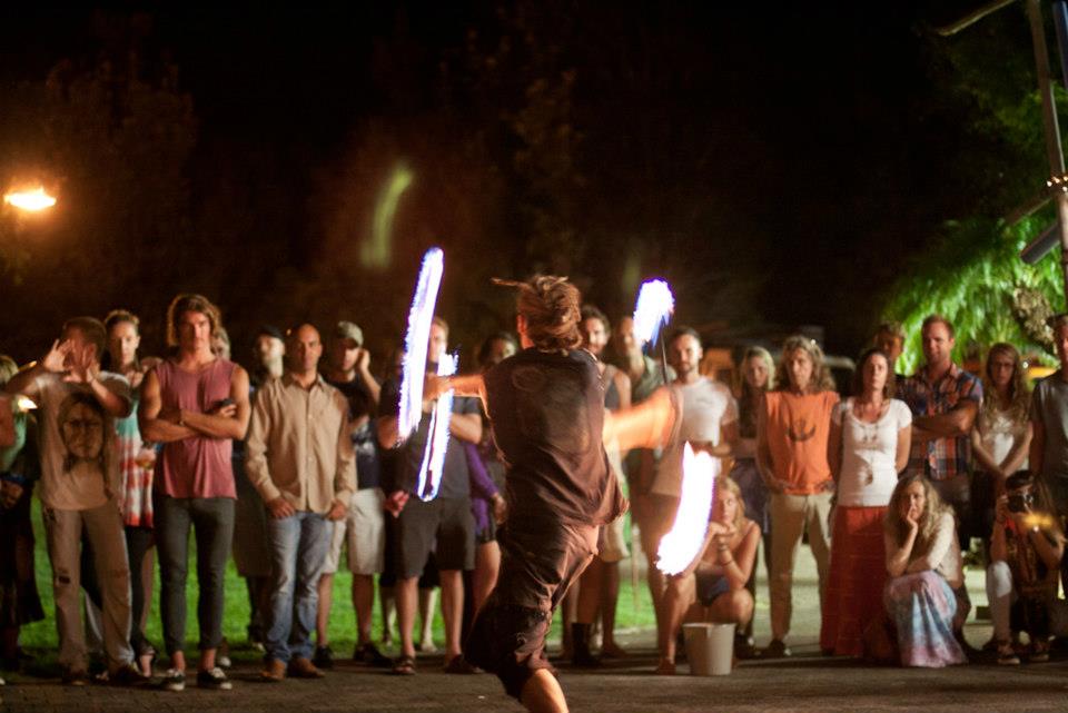 Fire-shows at one of our past events