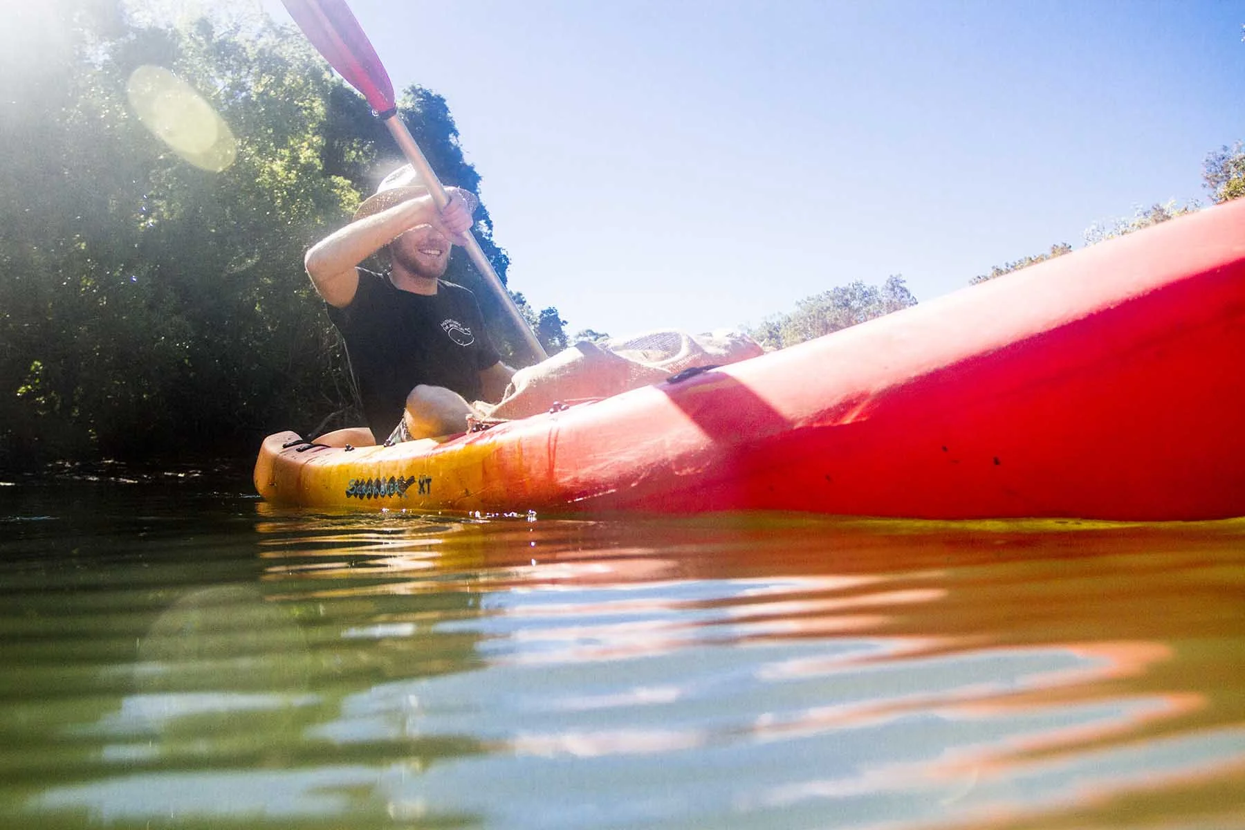 Local musician and PCFML volunteer Luke Bennett - man on a mission!