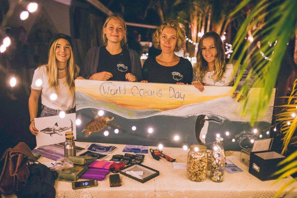 Some of our fantastic Byron Bay team (from left: Zoe White, Emily Allen, Janene Price, Tara Elliott)