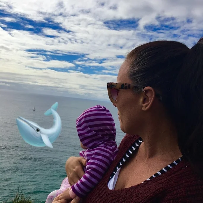 Asia’s daughter Aya turns one just a few days after Asia will compete in the Pink Triathlon and raise awareness and funds for Positive Change for Marine Life as well as supporting research into a cure to breast cancer.