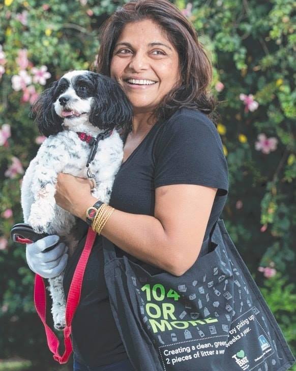 #MissionLitterPickup was started by Carolyn Vincent to raise awareness about littering by inspiring people to pick up litter wherever they go!