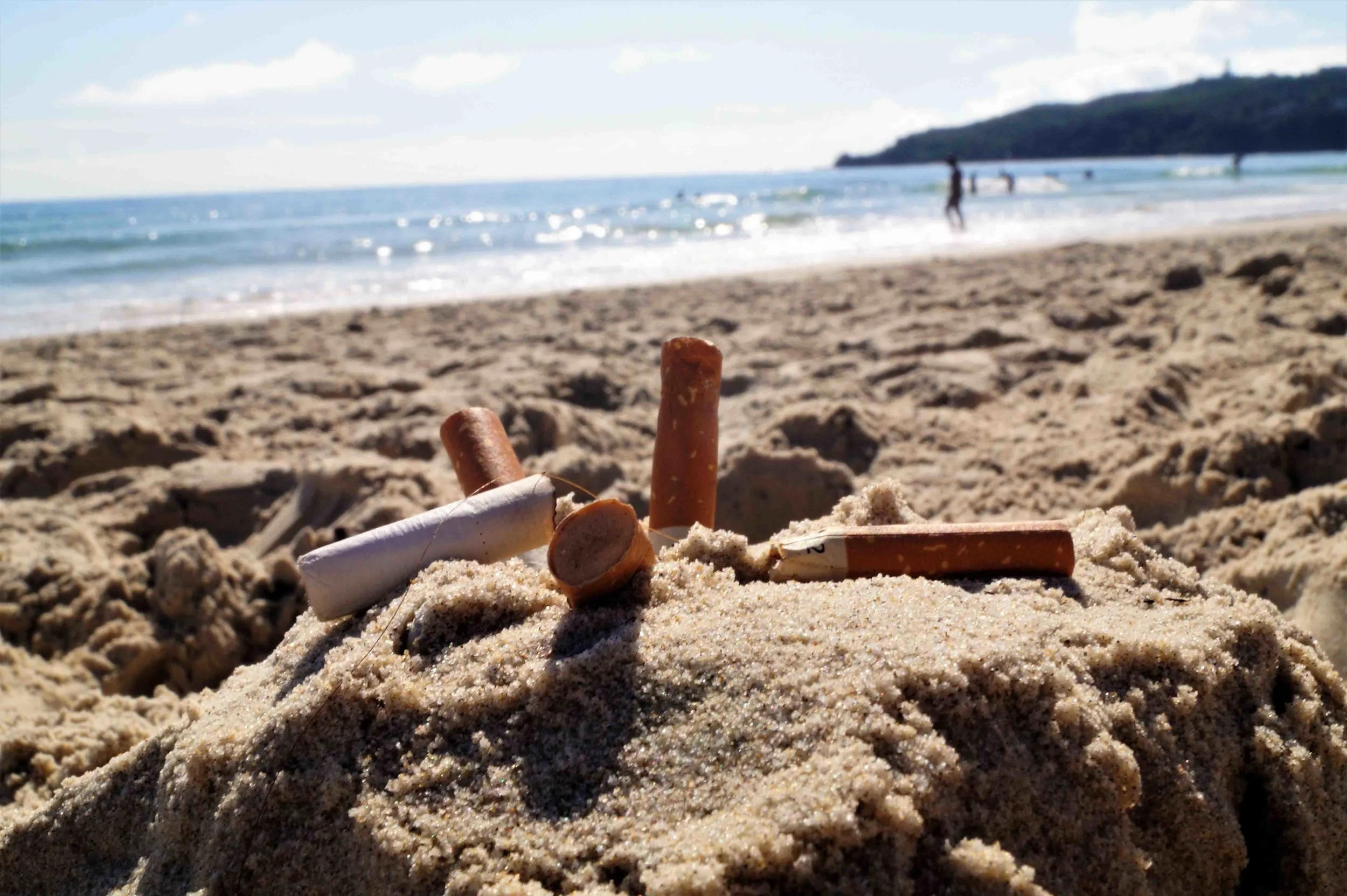 Cigarette butt litter has made up over 80% of our litter survey findings on Main Beach in Byron Bay over the past 6 years.