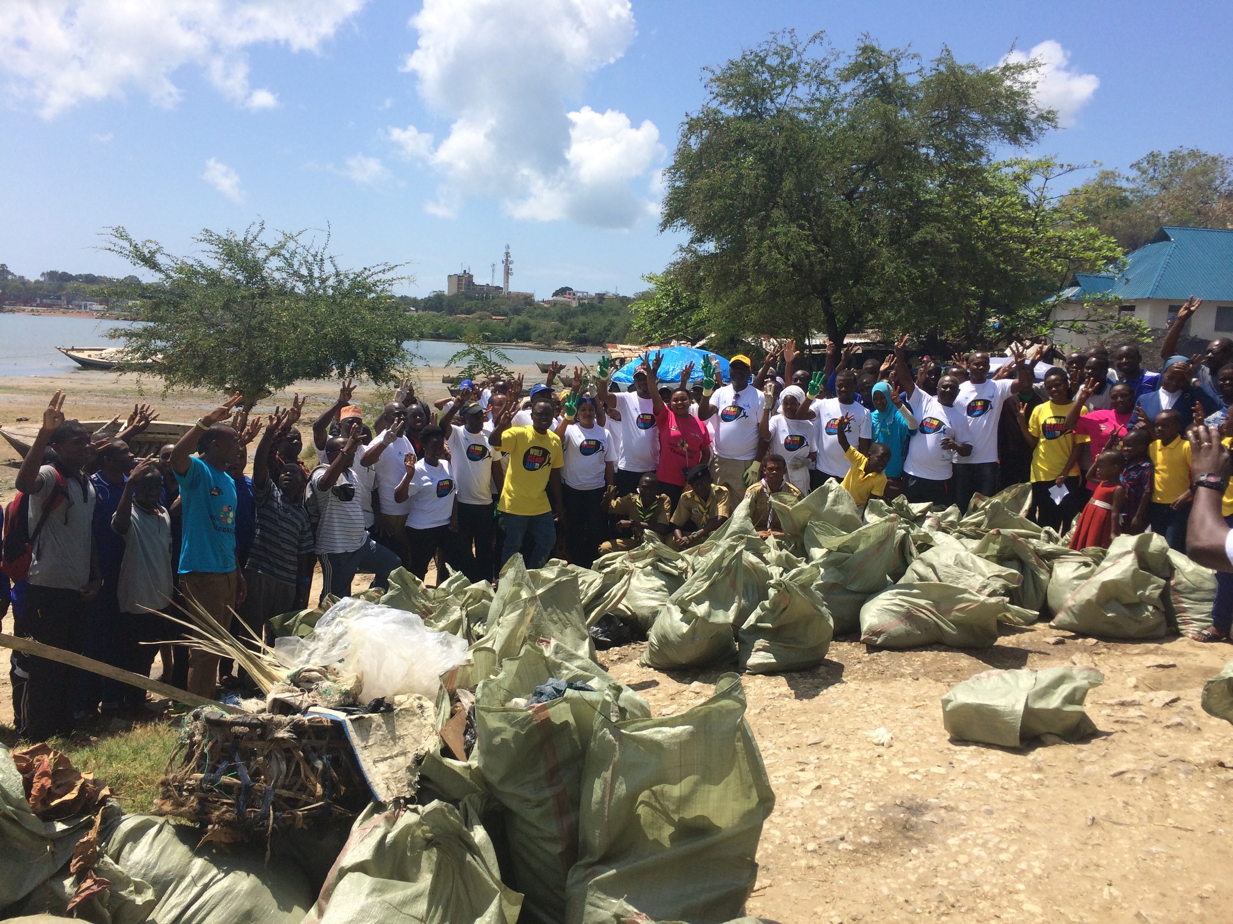 Monthly Beach Clean Up organised by LSBC.