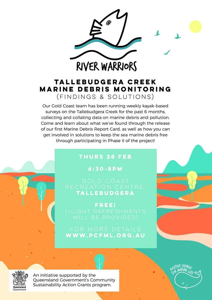 River Warriors Marine Debris Report Card Launch - Tallebudgera