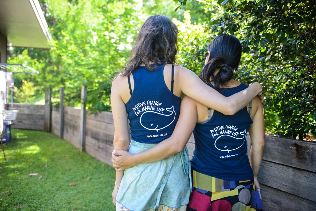 100% Organic Navy Singlets (Women's)