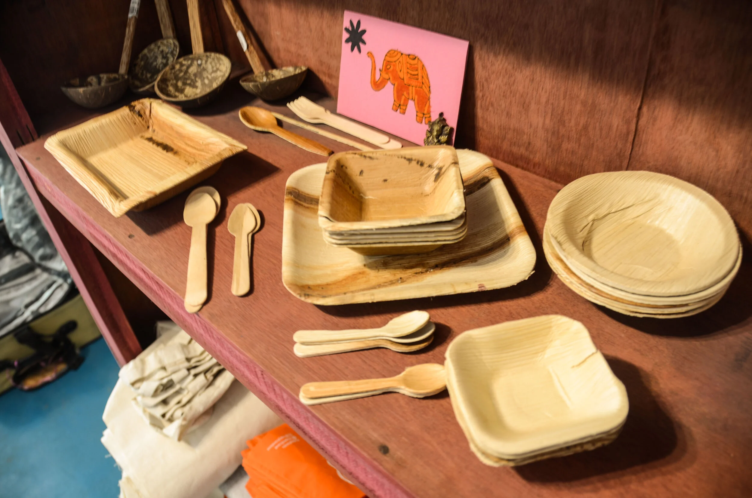 Our range of locally-sourced Areca Leaf products are being rolled out to local vendors to replace single-use plastic and polystyrene.