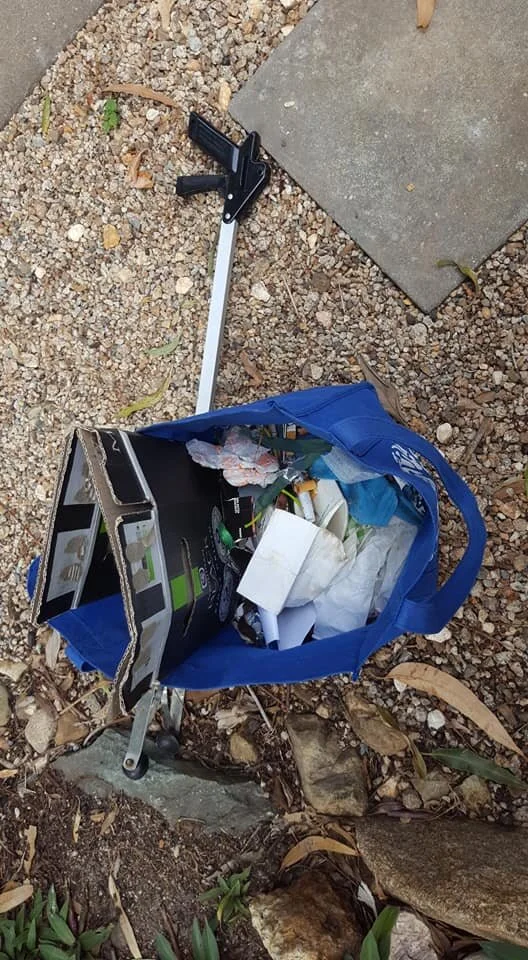 Cleaning up when you go for a walk is something that Pristine Peninsula are working with the community to take on every day.