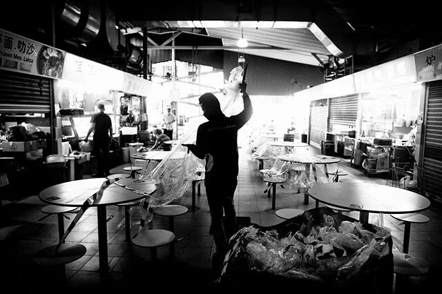 As the foreign workers cut the plastic webs we spun for ourselves, the hawkers who endured the 73 days cried out in joy. Tomorrow we welcome a freedom that we used to take for granted - sitting down together for a simple meal. Stay safe. Stay conside