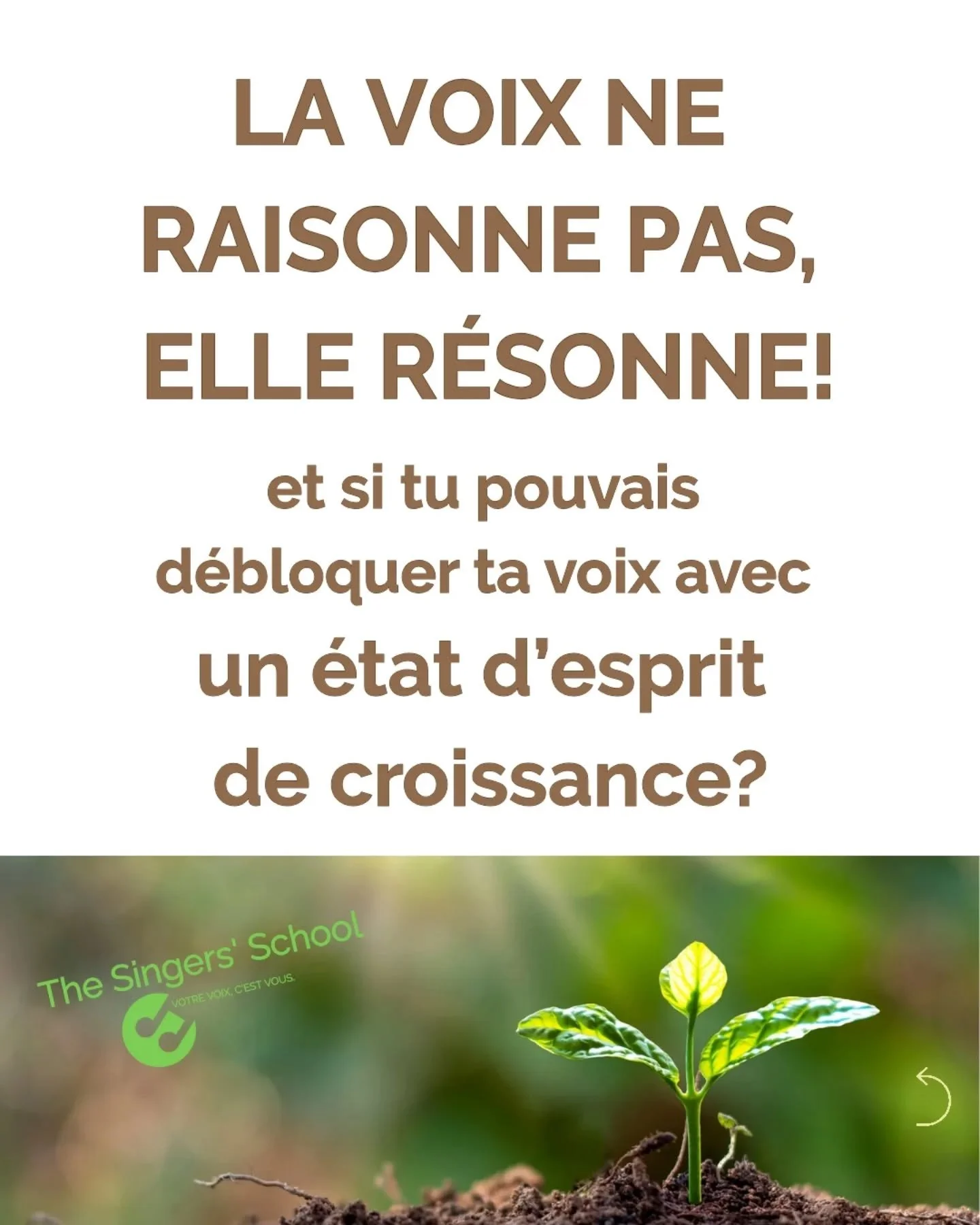 ❇️ Un article qui te parle de l'importance de ton mindset - ton état d'esprit - de l'influence qu'il a sur ta voix, ton plaisir de chanter, ta technique vocale, ta présence scénique ❇️
Lien en bio
🔗linktr.ee/martinesingerssccho