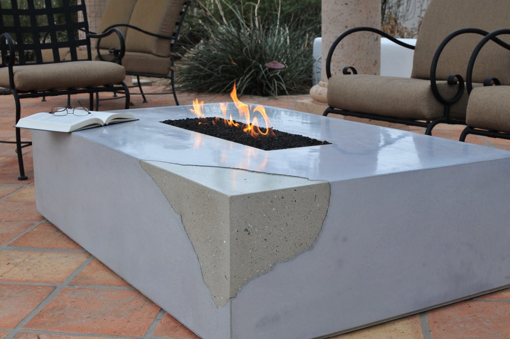 Custom Concrete Countertops Fireplaces, Concrete Countertops Phoenix Az