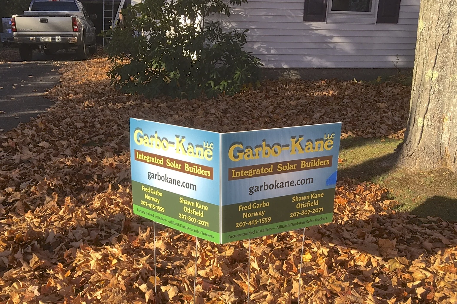 Our site sign
