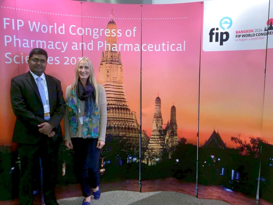 Mohammad Abusyed and Terry Conroy participating in the 2014 FIP Conference in Bangkok.