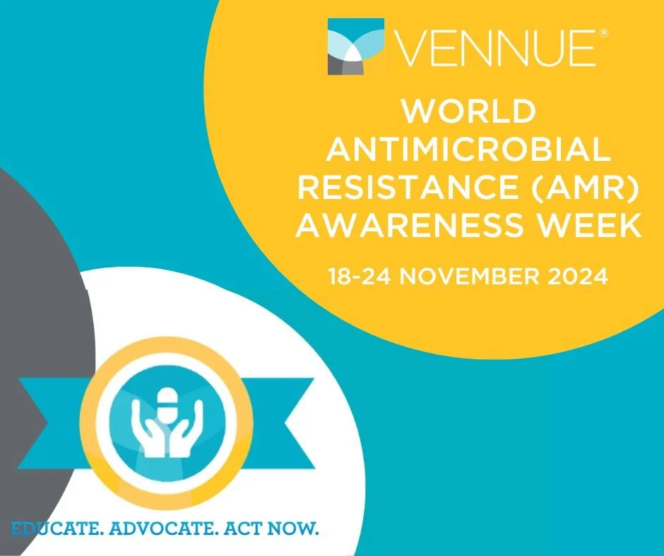 Today marks the start of World AMR Awareness Week, a global campaign organized by the WHO to raise awareness of antimicrobial resistance (AMR). 

Vennue is proud to be taking action on the frontlines of this important movement, mobilizing teams of ph