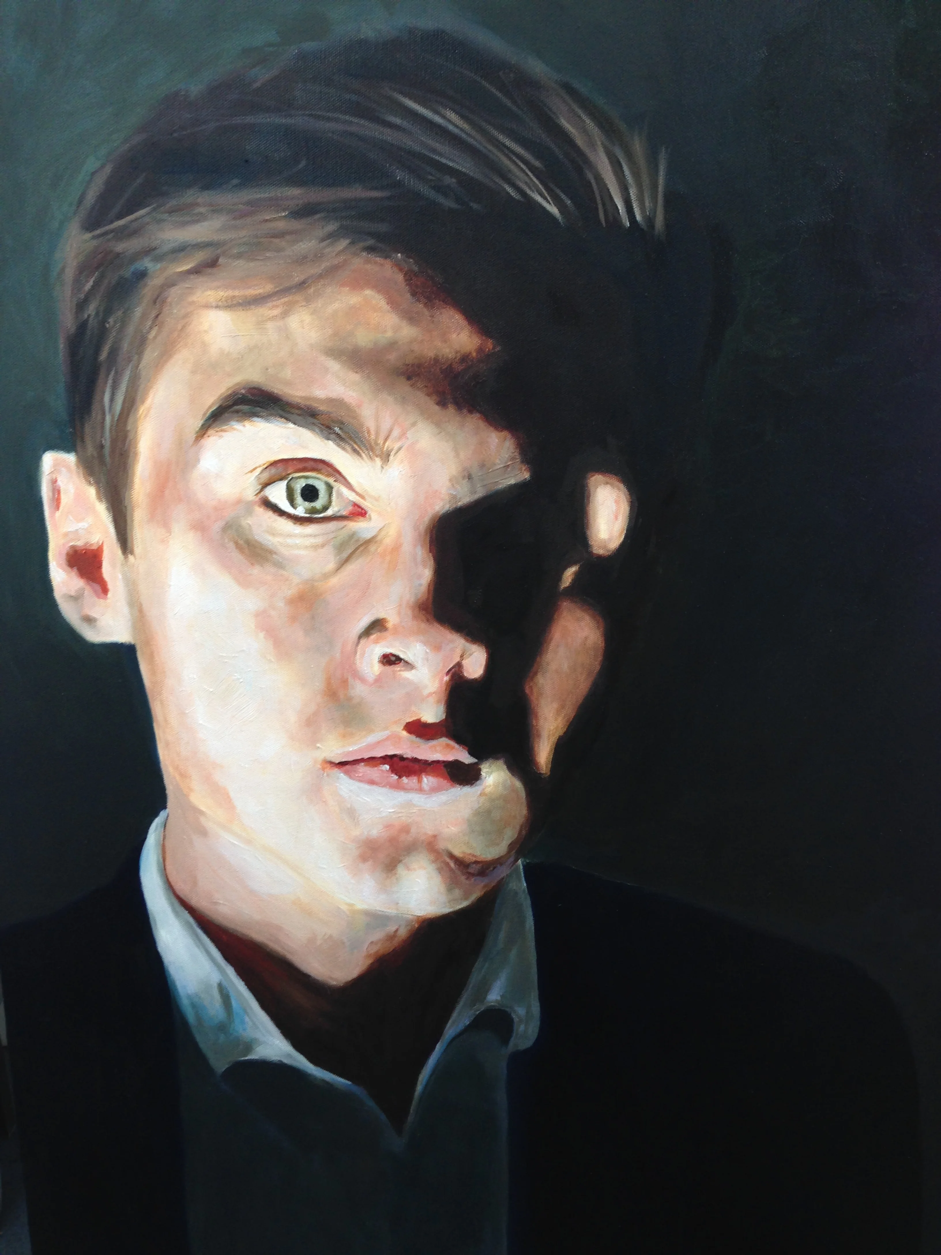 Untitled, 2013, oil and acrylic on canvas, 92 x 60 cm