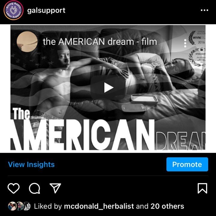 If you remember our previous post a while back we never got to have our movie night so we are doing it now. Join us this third Thursday via Zoom to collectively watch &ldquo;The American Dream&rdquo; for Black Maternal Health Week. #blackactivism #bl