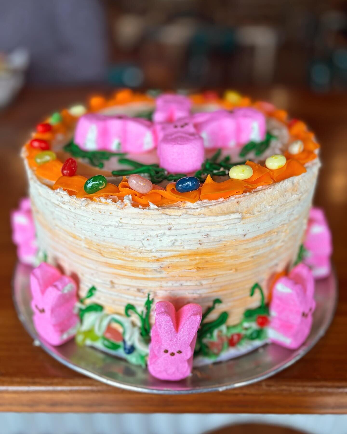 Easter cake ! Need to order a cake or pie for Easter give us a call. We have you covered . #warehousebakeryanddonuts #madefromscratch #bakery #cakes #easter #fairhope #fairhopealabama #sweethomealabama