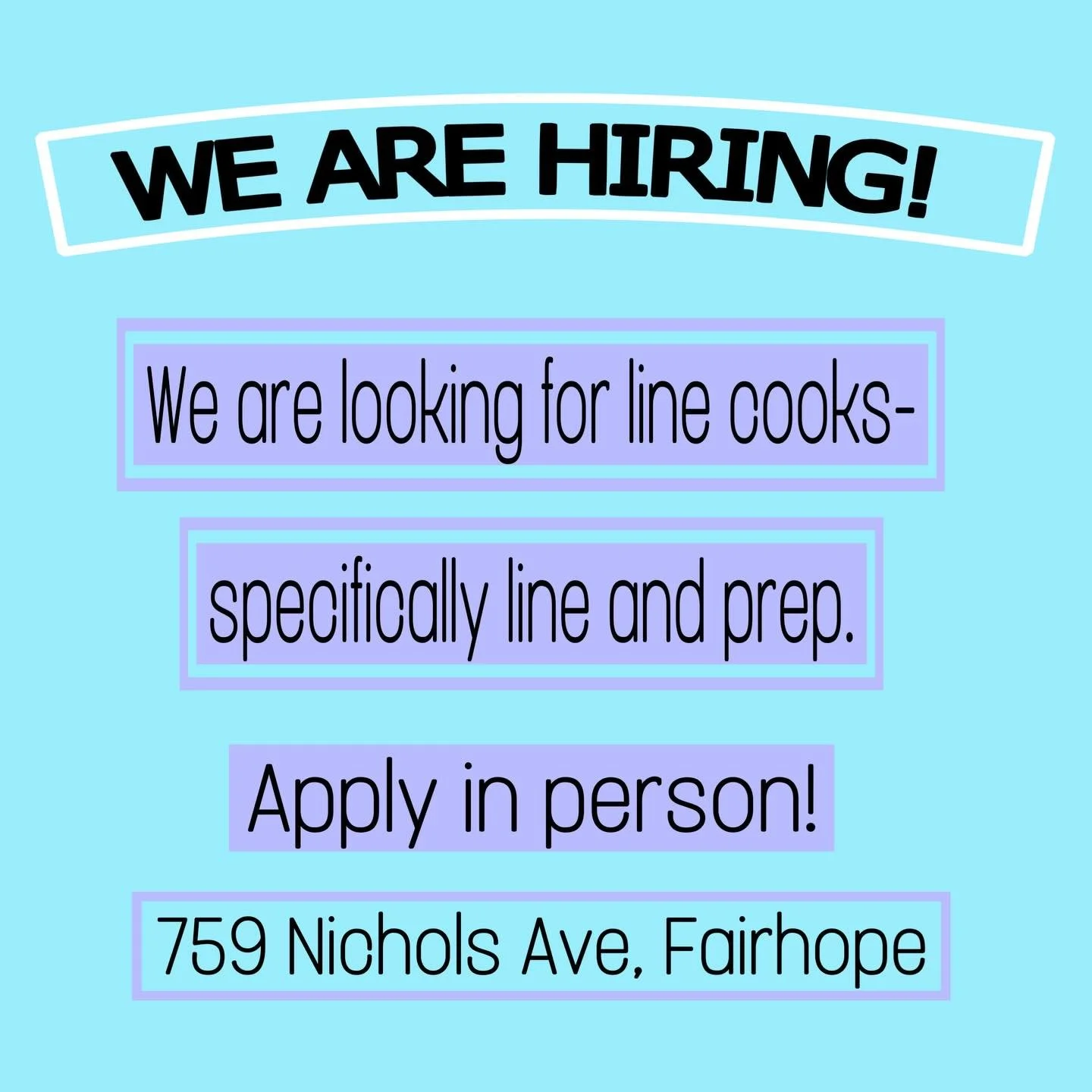 calling all applicants 📣 #hiring