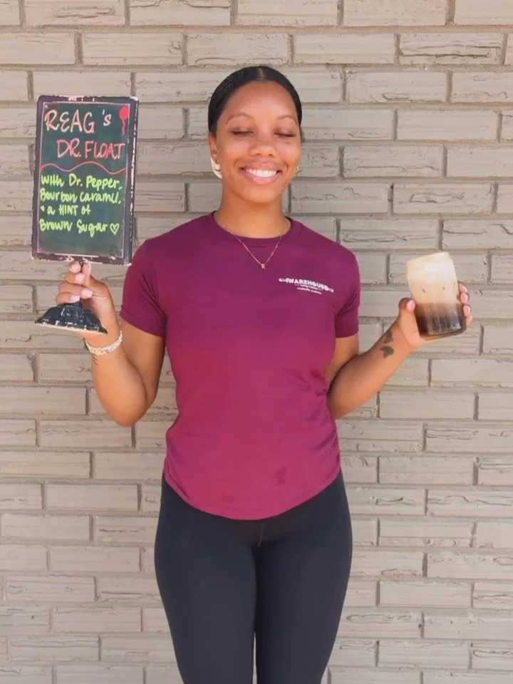 Drink Special - ✨Reag&rsquo;s Dr. Float ✨ Dr. Pepper, bourbon caramel flavor, and just a lil bitty hint of brown sugar. Delicious 🤌🏼 #dirtysodaseason
