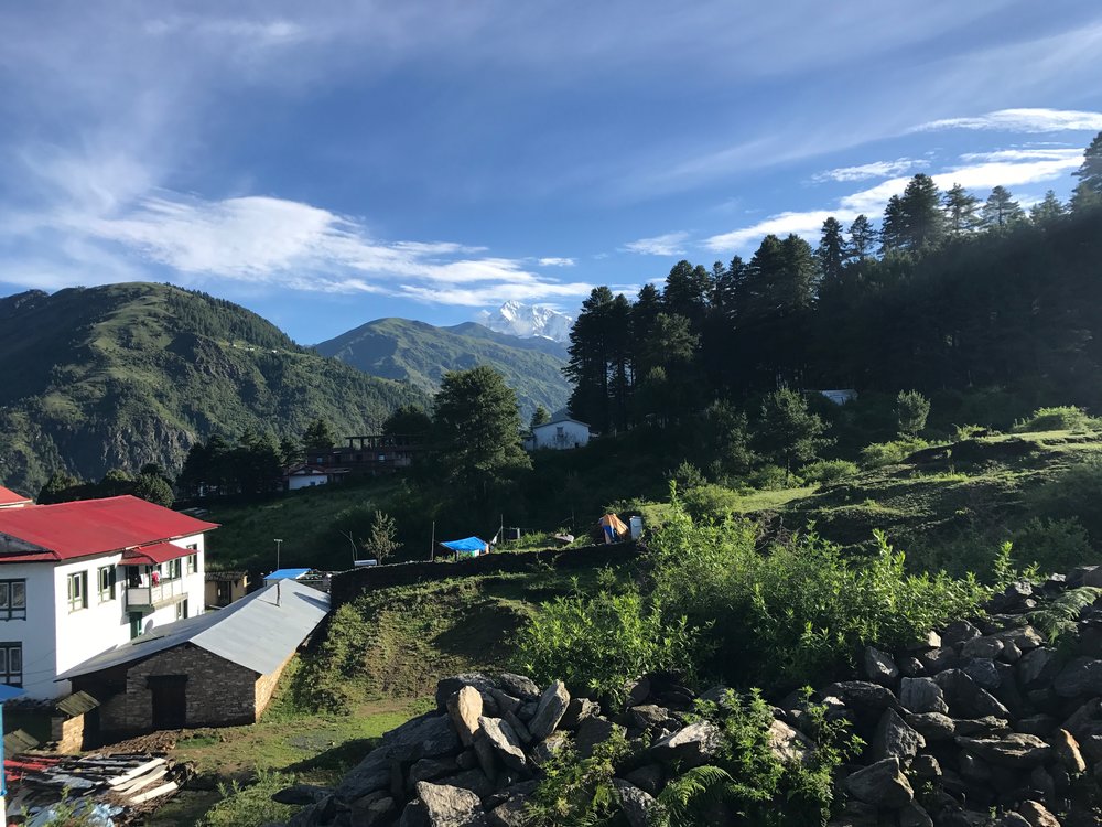 view from Kyirmu Lodge