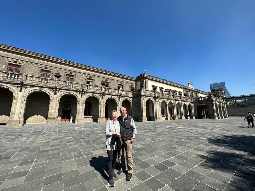 Chapultepec Castle, Marie &amp; Jim#© Denise Reiss