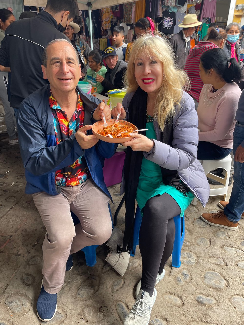 Sunday Market Jalpan, Zacahuil, Denise &amp; Mike#© TWT LLC