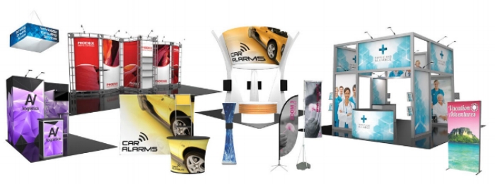 Cap City Repro offers one of the widest ranges of portable display products, fabric structures, modular exhibit solutions, display accessories and related graphics. From portable signs, popup displays, tension fabric displays to literature racks, lighting, display cases and more, Cap City Repro is a one-stop-shop for all types of exhibit and display solutions.
