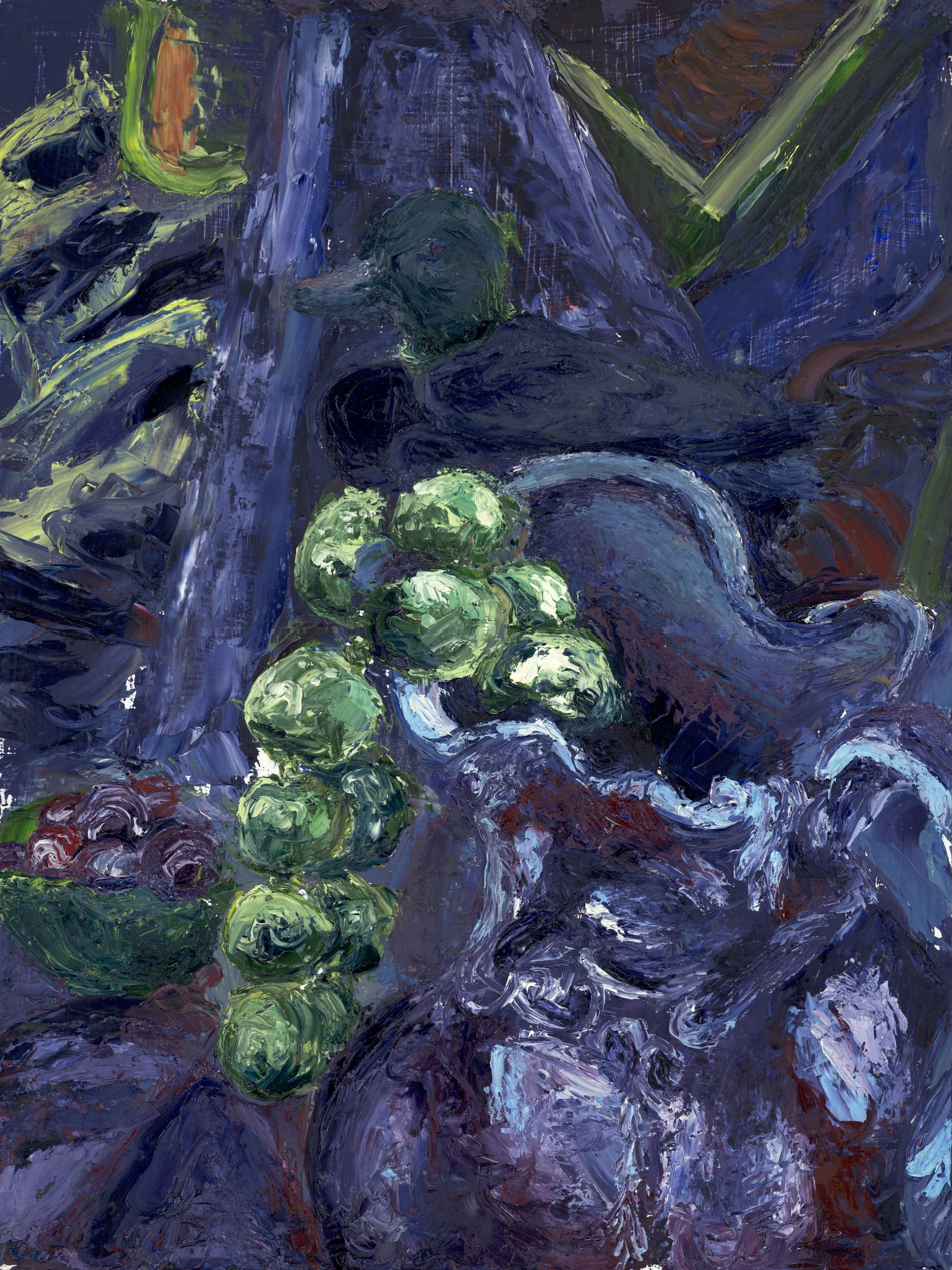 Purple and green vase and grapes.jpg