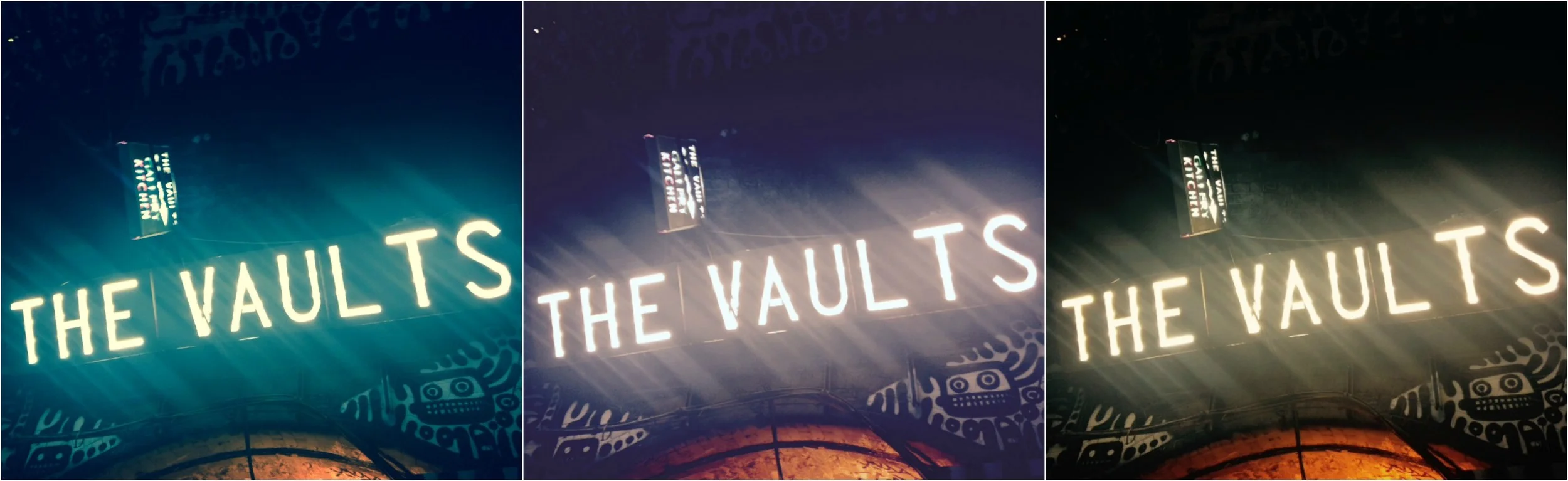 An evening at Vault Festival