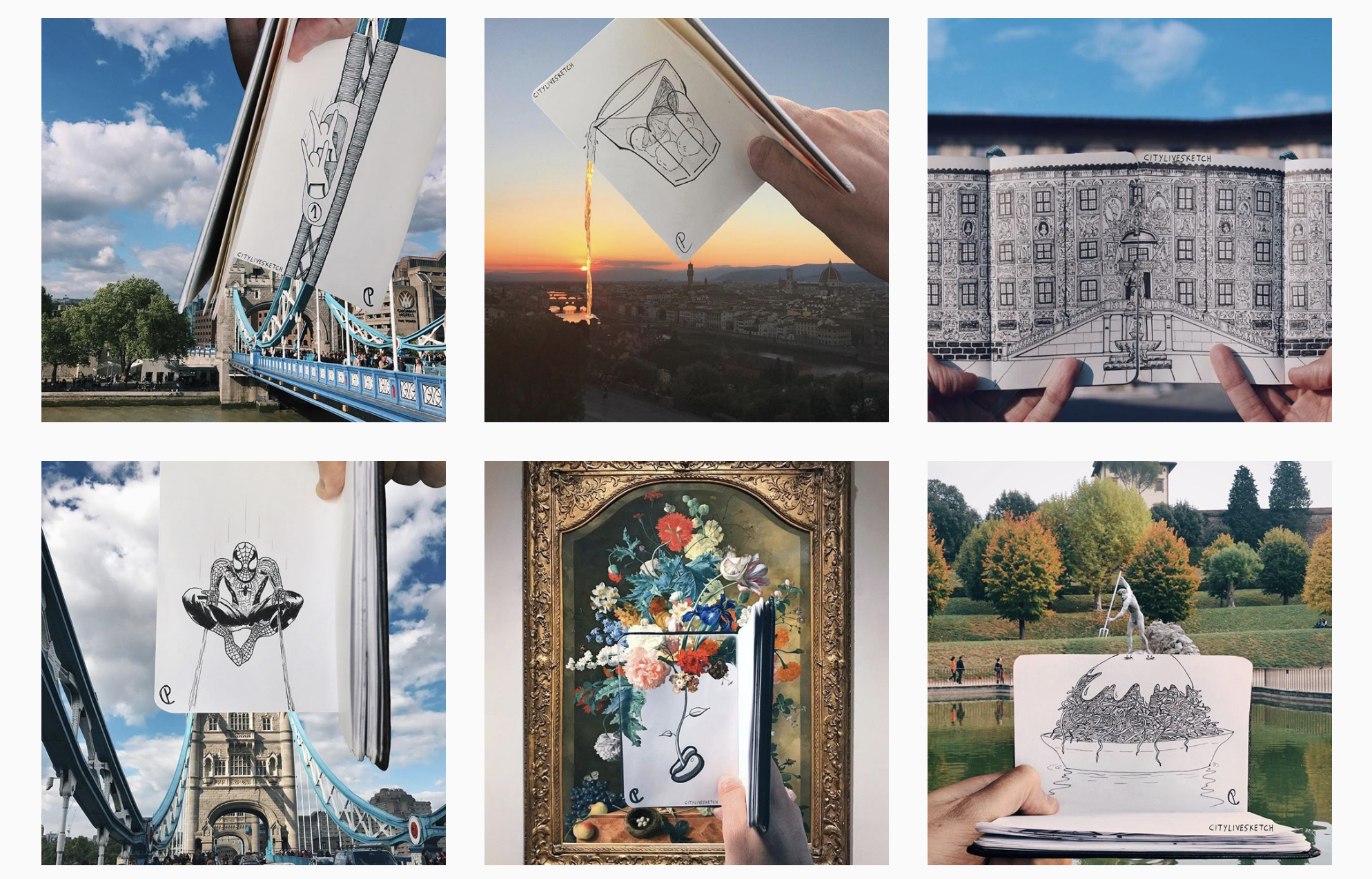 Photos: CityLiveSketch Instagram