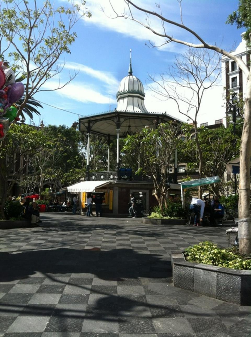 The Zocalo (Central Square) in Cuernavaca, Mexico