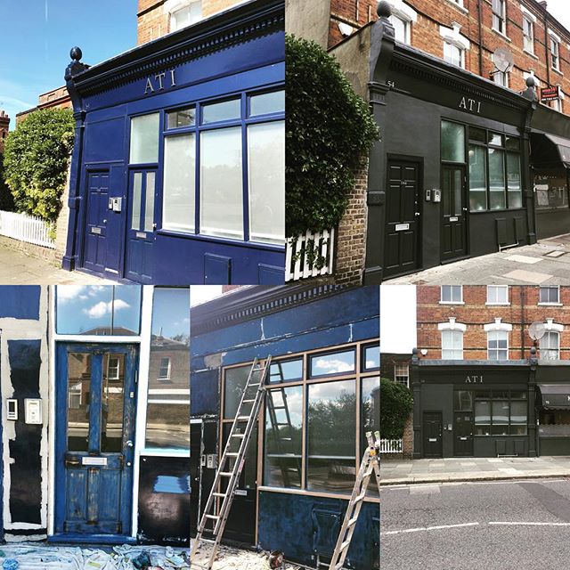 We had a lovely exterior shop front to do a few weeks back. Can you believe this shop front is one year old the first picture was another companies work! The previous decorators were even using interior filler outside and just didn&rsquo;t do the pre