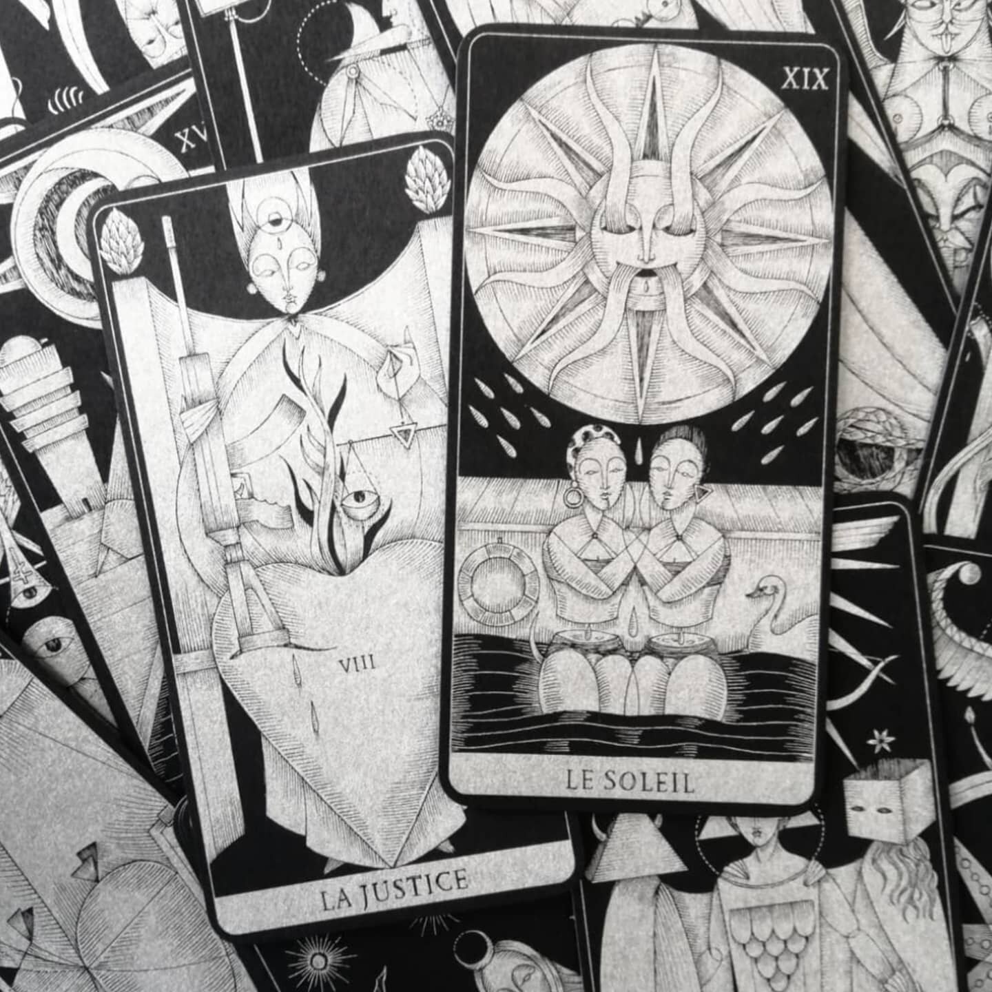 ✨Our #tarot deck is still available to order from sabatmagazine.com, we ship all orders with tracking these days!✨ Thank you for sharing @_guccigoth ✨