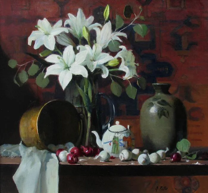 Lilies & Eucalyptus