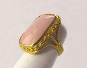 Pink Opaline Ring