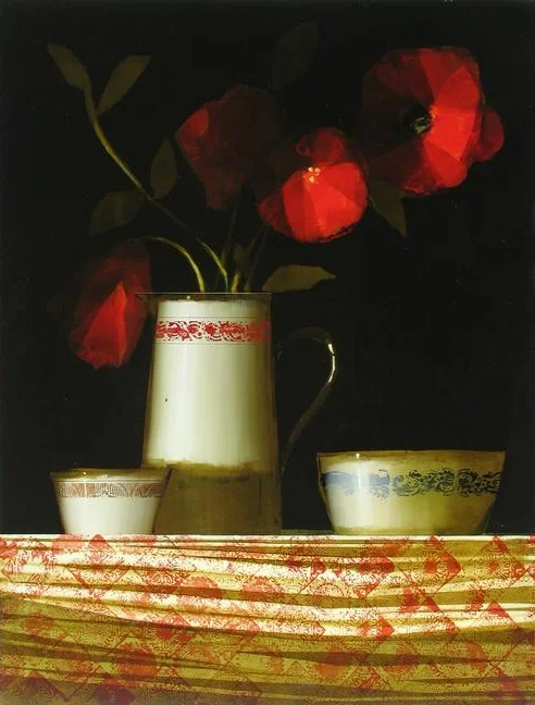 Oriental Poppies & Ceramics