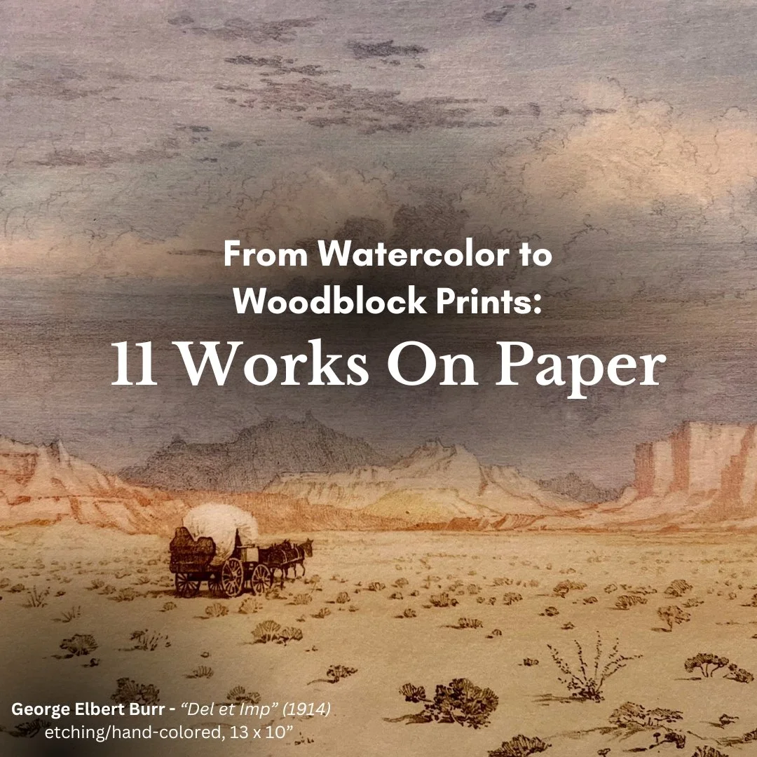 From Watercolor To Woodblock Prints: 11 Works On Paper