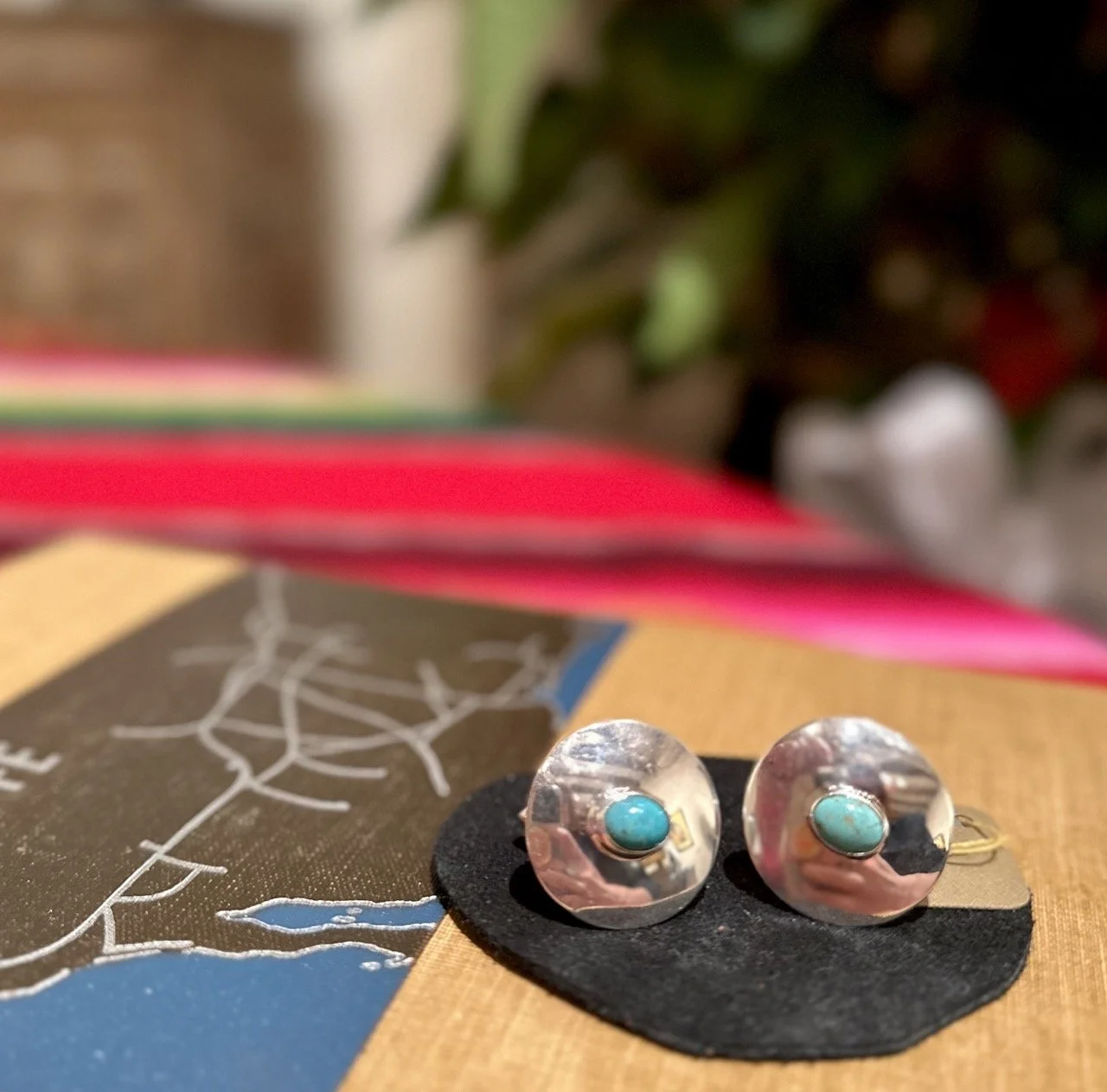 Silver and Turq Cuff Links.jpeg