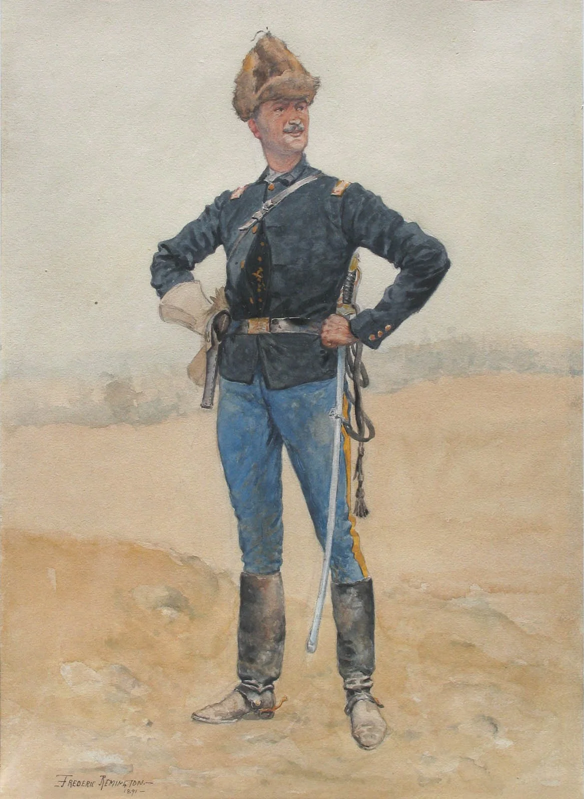 Untited States Cavalry Officer (Winter Army Scout)